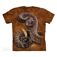 Pánské batikované triko The Mountain - Rattlesnake - hnědé