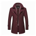 Pánský zimní vlněný kabát S61 FashionEU