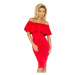 Dámské šaty Numoco 138-2 červené | červená