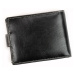Černá pánská kožená peněženka RFID v krabičce WILD