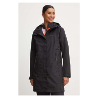 Bunda Helly Hansen dámská, černá barva, přechodná, 54075