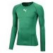 Puma LIGA BASELAYER LONG SLEEVE TEE Pánské funkční triko, zelená, velikost