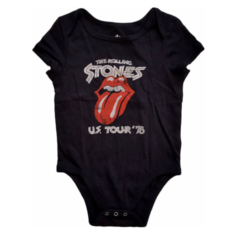 Rolling Stones kojenecké body tričko, US Tour &#039;78, dětské RockOff