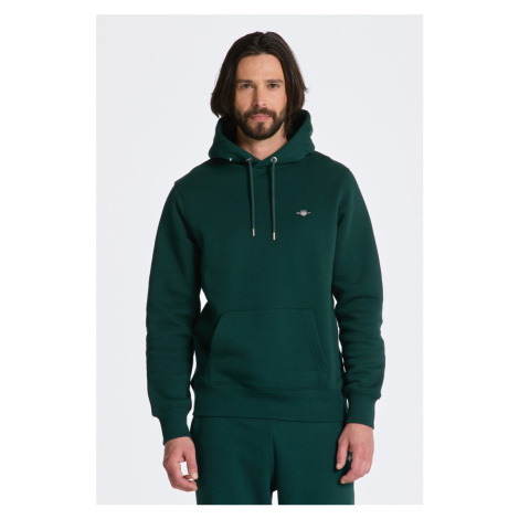 MIKINA GANT REG SHIELD HOODIE zelená