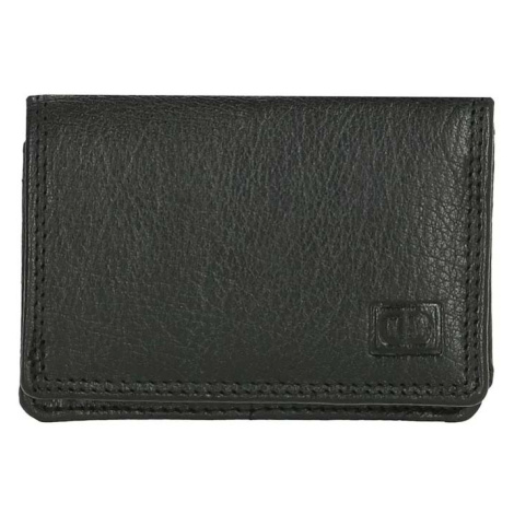 Double-D Černá malá kožená peněženka "Merry"