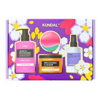 KUNDAL - BATH AND BODY GIFT BOX WHITE MUSK - Limitovaný dárkový set 4 produktů pro péči o tělo