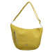 Trendy dámská koženková crossbody kabelka Tabira, žlutá