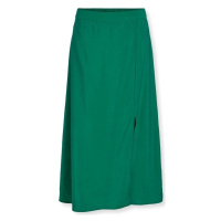 Vila Milla Midi Skirt - Ultramarine Green Zelená