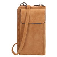 Dámská kabelka na telefon / peněženka s popruhem přes rameno Beagles Rebelle - CAMEL - na výšku