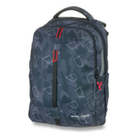 Školní batoh WALKER, Elite 2.0, Grey Polygon