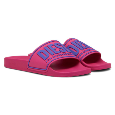 Pantofle diesel mayemi sa-mayemi cc w sandals růžová