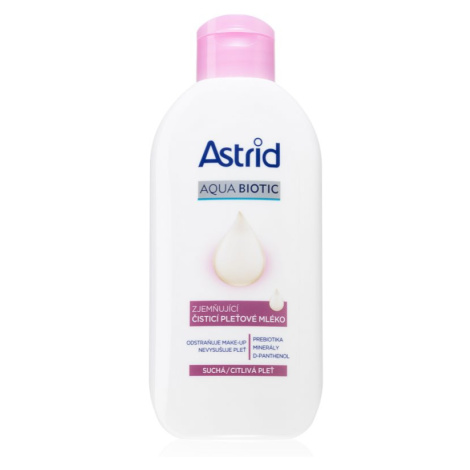 Astrid Aqua Biotic zjemňující čisticí mléko pro suchou až citlivou pleť 200 ml