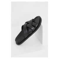 Kožené pantofle Answear Lab Dámské, černá barva