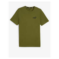 Khaki pánské tričko Puma ESS Small Logo Tee