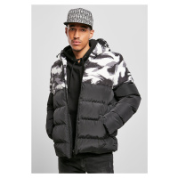 Statement Brushcamo Yoke Puffer Jacket černo/šedá