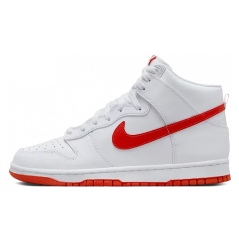 Nike Dunk High White Picante Red