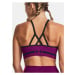 Fialová sportovní podprsenka Under Armour UA Seamless Low Long Htr Bra