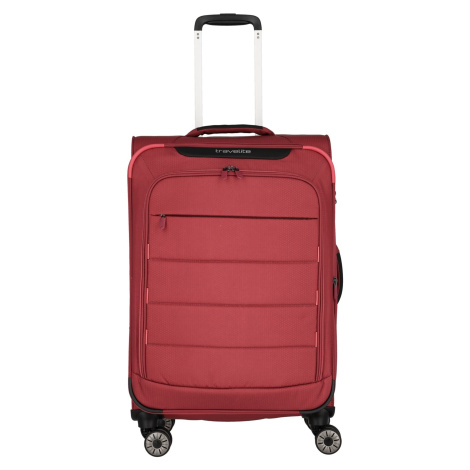 Cestovní kufr Travelite Skaii 4w M - červená