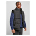 Block Puffer Vest - black/black