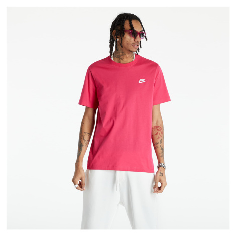 Nike NSW Club Men's T-Shirt Rush Pink/ White