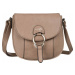 David Jones tmavě béžová crossbody kabelka 6851-1 D.TAUPE