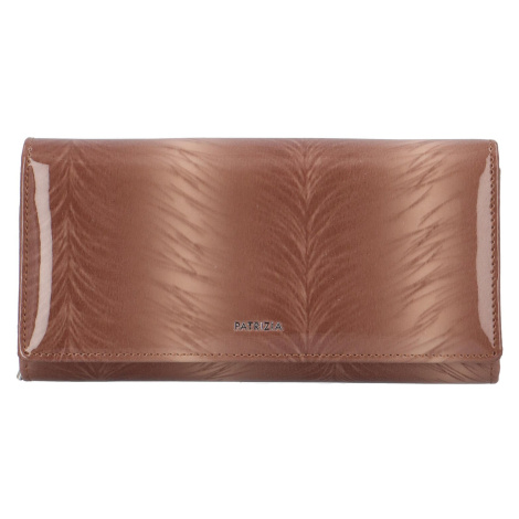 Luxusní dámská kožená peněženka Estel, béžová PATRIZIA