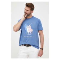 Bavlněné tričko Polo Ralph Lauren s potiskem