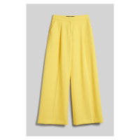 Kalhoty karl lagerfeld tailored pants žlutá