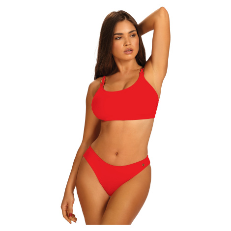Dvoudílné plavky Self S1011 Bayamon 3 - Top Červená | dámské plavky