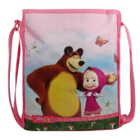 Dívčí taška Máša a medvěd malinová