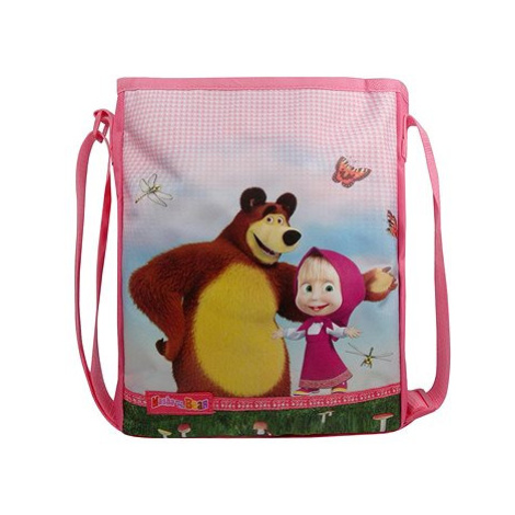 Dívčí taška Máša a medvěd malinová Vadobag