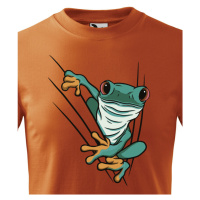 Vtipné a originální dětské tričko s potiskem žáby - tričko pro milovníky zvířat