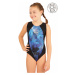 Litex Dívčí jednodílné sportovní plavky 63637