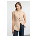 Trendyol Beige Regular Woven Vest