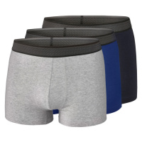 PARKSIDE® Pánské boxerky, 3 kusy (tmavě modrá/šedá/modrá)