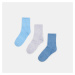 Sinsay - Sada 3 párů ponožek - Vícebarevná