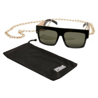 Sunglasses Zakynthos with Chain - black/gold