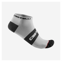 CASTELLI Cyklistické ponožky kotníkové - LOWBOY 2 - černá/bílá