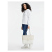 Béžovo-bílá kabelka Calvin Klein Jeans