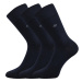 Lonka Diagon Pánské ponožky s extra volným lemem - 3 páry BM000001470200101404 tmavě modrá