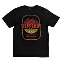 Led Zeppelin Tričko 1971 Wembley Unisex Black