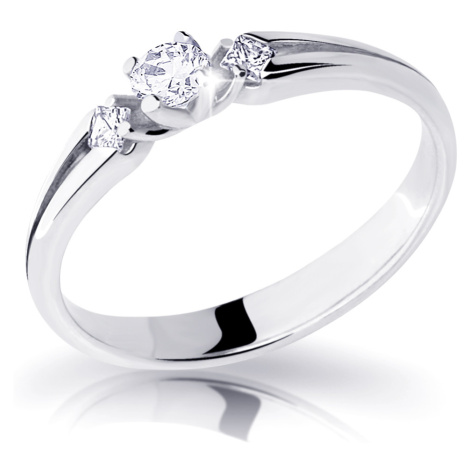 Cutie Diamonds Elegantní zásnubní prsten z bílého zlata s diamanty DZ6866-2105-00-X-2 56 mm Cutie Jewellery