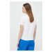 Bavlněné tričko Tommy Jeans bílá barva, DW0DW17835