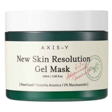 AXIS-Y - NEW SKIN RESOLUTION GEL MASK - Zklidňující pleťová maska 100 ml