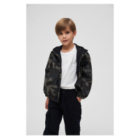 Dětská bunda // Brandit Kids Summer Windbreaker Frontzip darkcamo