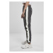 Ladies Piped Track Pants - darkshadow/electriclime