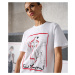 Tričko karl lagerfeld karl series t-shirt bílá