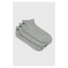 Ponožky Fila (3-pack) dámské, šedá barva