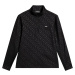 J.Lindeberg Luke Deboss Mid Layer Bias Bridge Black Sweatshirt