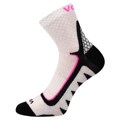 Voxx Kryptox Unisex sportovní ponožky - 3 páry BM000000631000100493 bílá/růžová